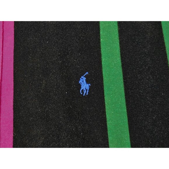 VTG 90s Ralph Lauren Colorful Striped Flannel Shirt Button Down Men's Large - Picture 3 of 10